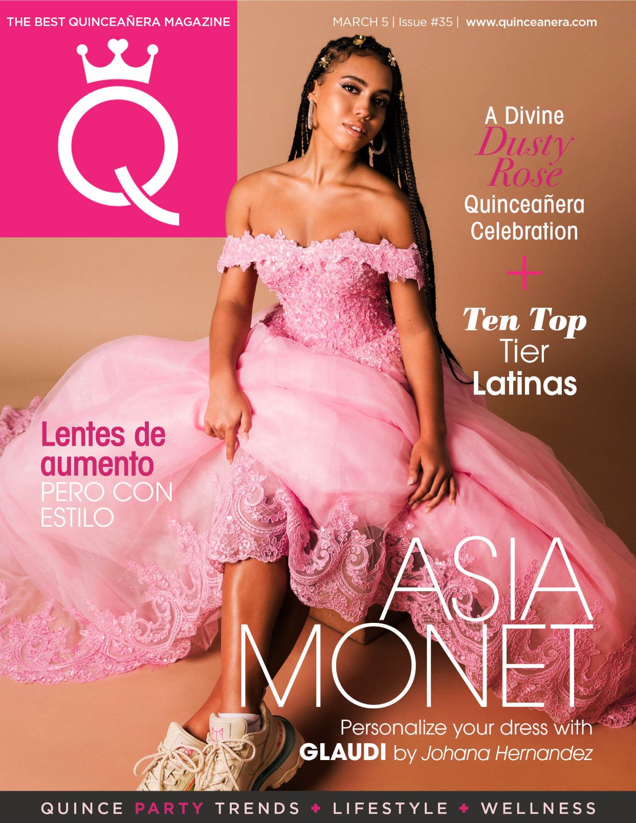 Personalize your quince dress at GLAUDI XV