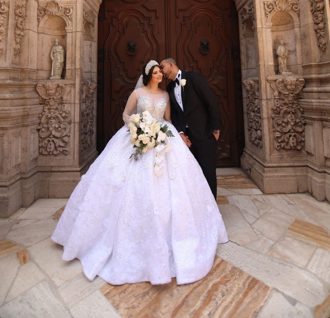 She said “I do” in @glaudibridal Anastasia Dress