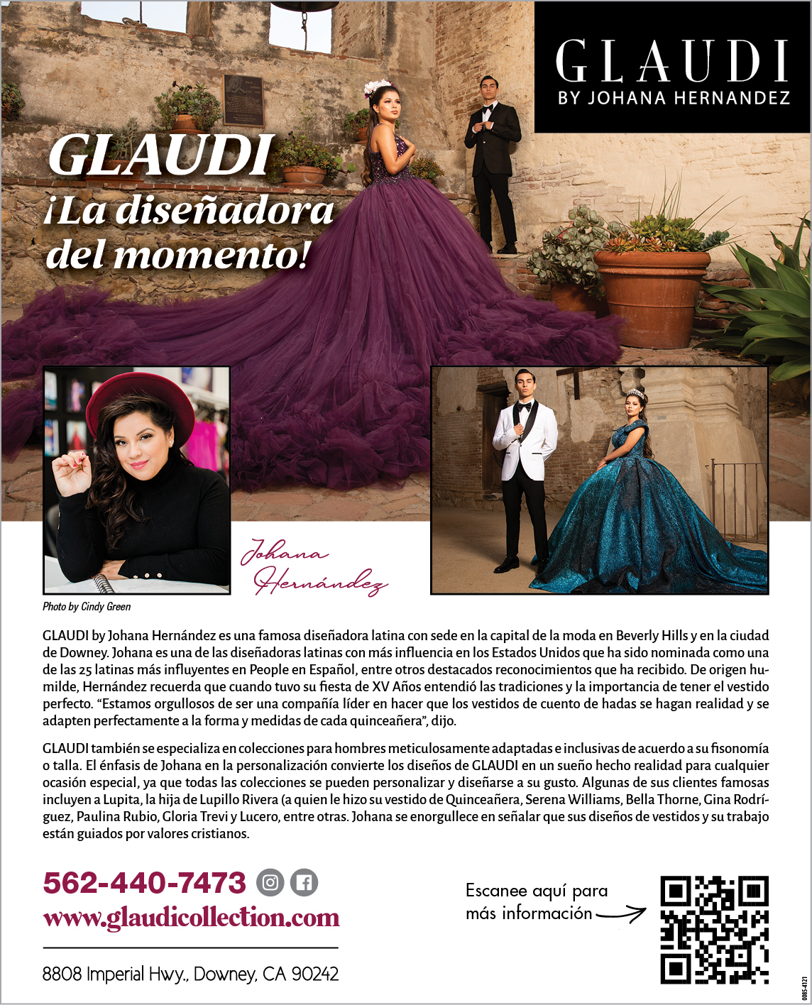 The designer of the moment at GLAUDI! 