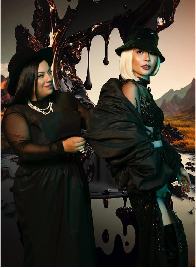 GLAUDI by Johana Hernandez is featured in VOGUE Mexico with celebrity Abigail Spencer dressed in GLAUDI with Virtual Reality backgrounds.