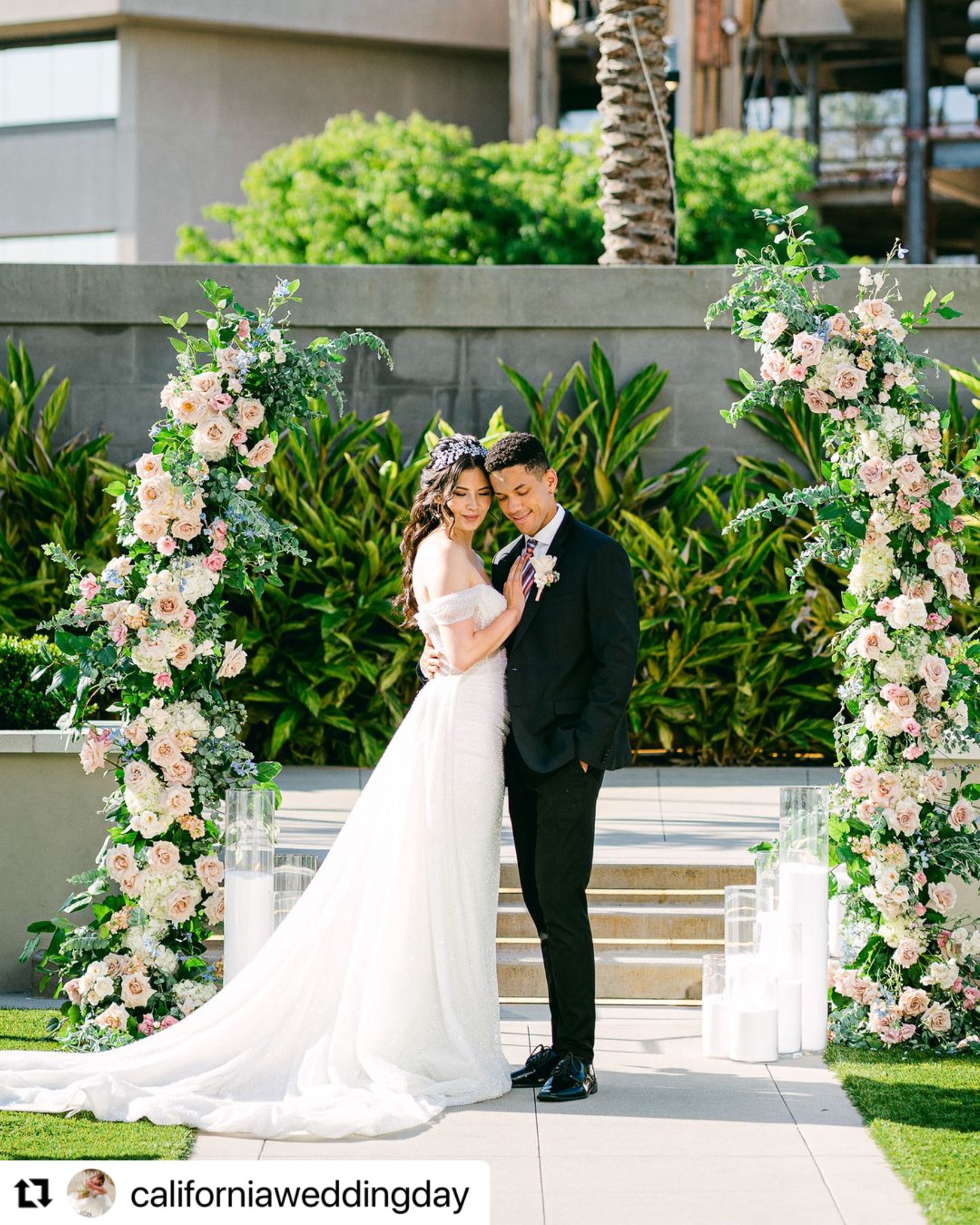 GLAUDI is featured on “California Wedding Day” with our Jamie and Morgan dress
