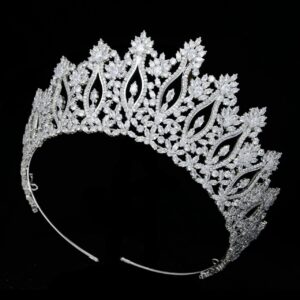 Crimson Blossom tiara